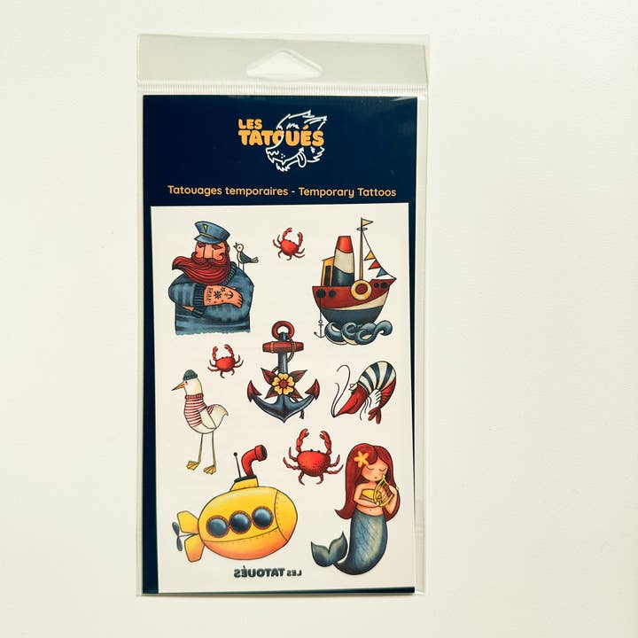 The Fisherman - Temporary Tattoos for wholesale by Les Tatoués