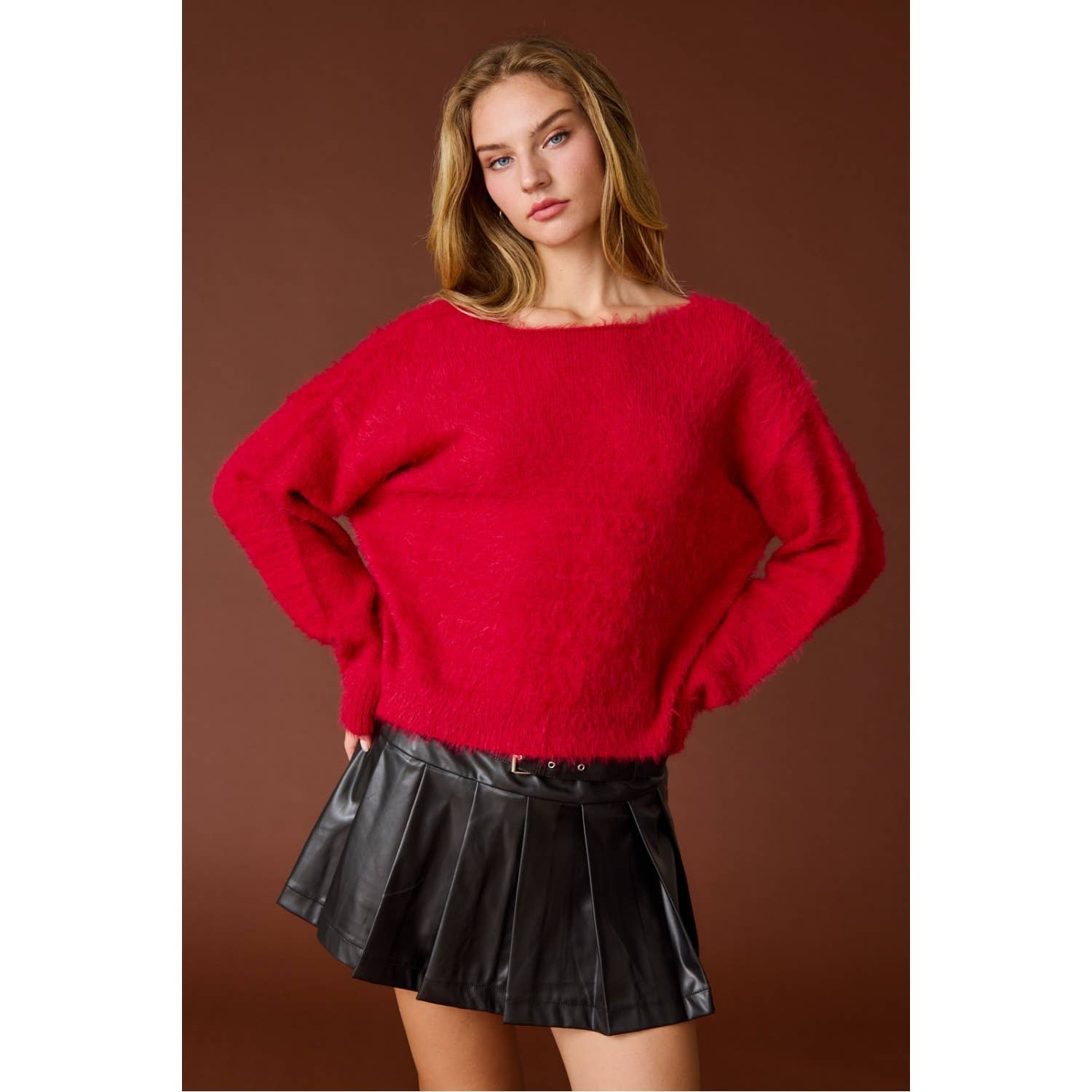 Apolline - Vente Pull en maille – femme - Pull à nœud Aria1