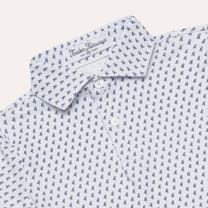 Birdie Polo: Navy for wholesale by Foxden Fairways
