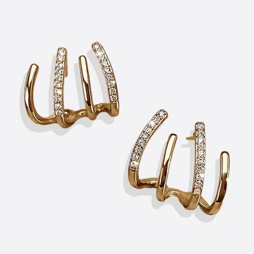 Claw Stud Wrap Earrings for wholesale by Mint & Lily
