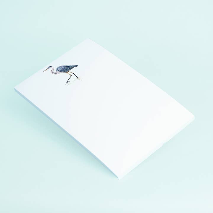 Taylor Paladino - Wholesale Notepad - Blue Heron