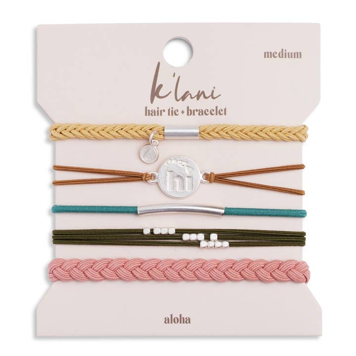 K'Lani hair tie bracelets - Wholesale Hair Tie - Aloha Hair Tie Bracelets