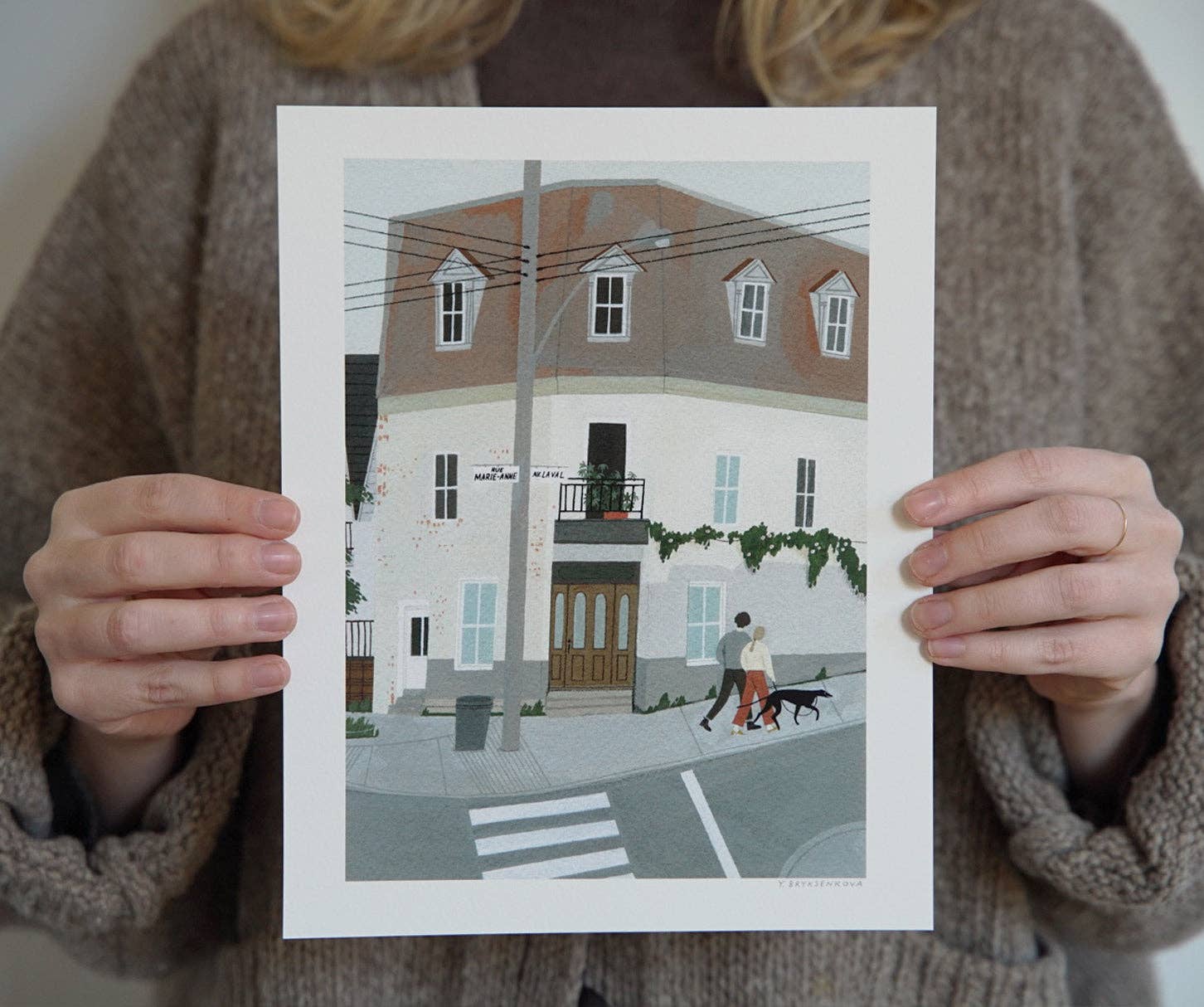 Yelena Bryksenkova - Wholesale Art Print - "Le Plateau-Mont Royal" art print2