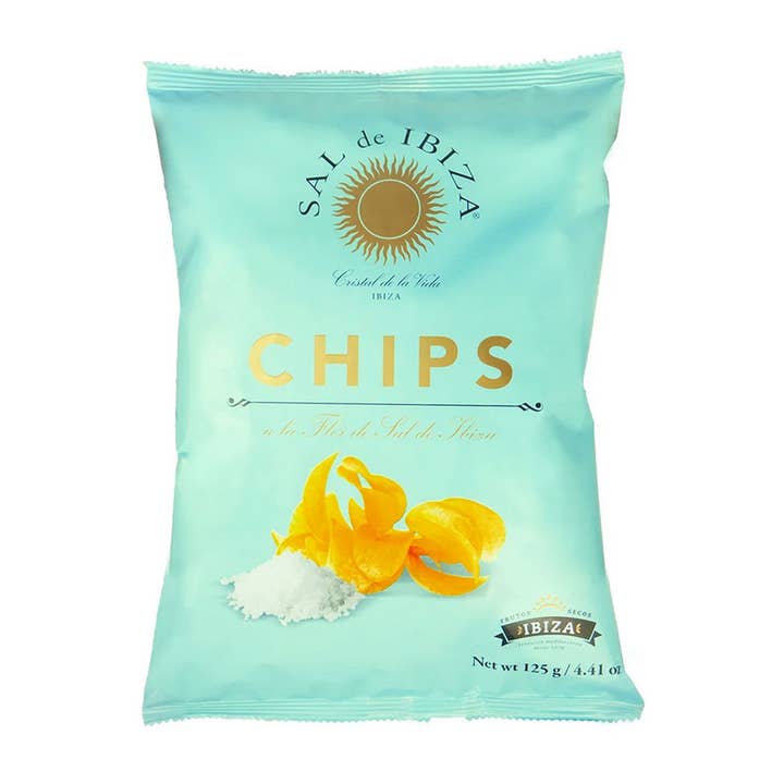 Sel d'Ibiza - Croustilles à la fleur de sel - 4,4 oz pour la vente par Tierra Callada
