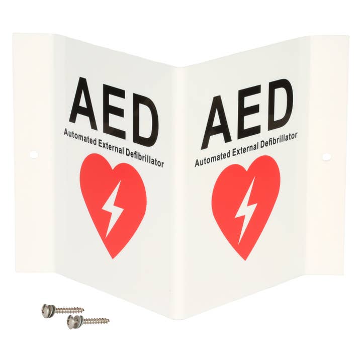 Señal AED 3D montable AHS para venta al por mayor de American Hospital Supply