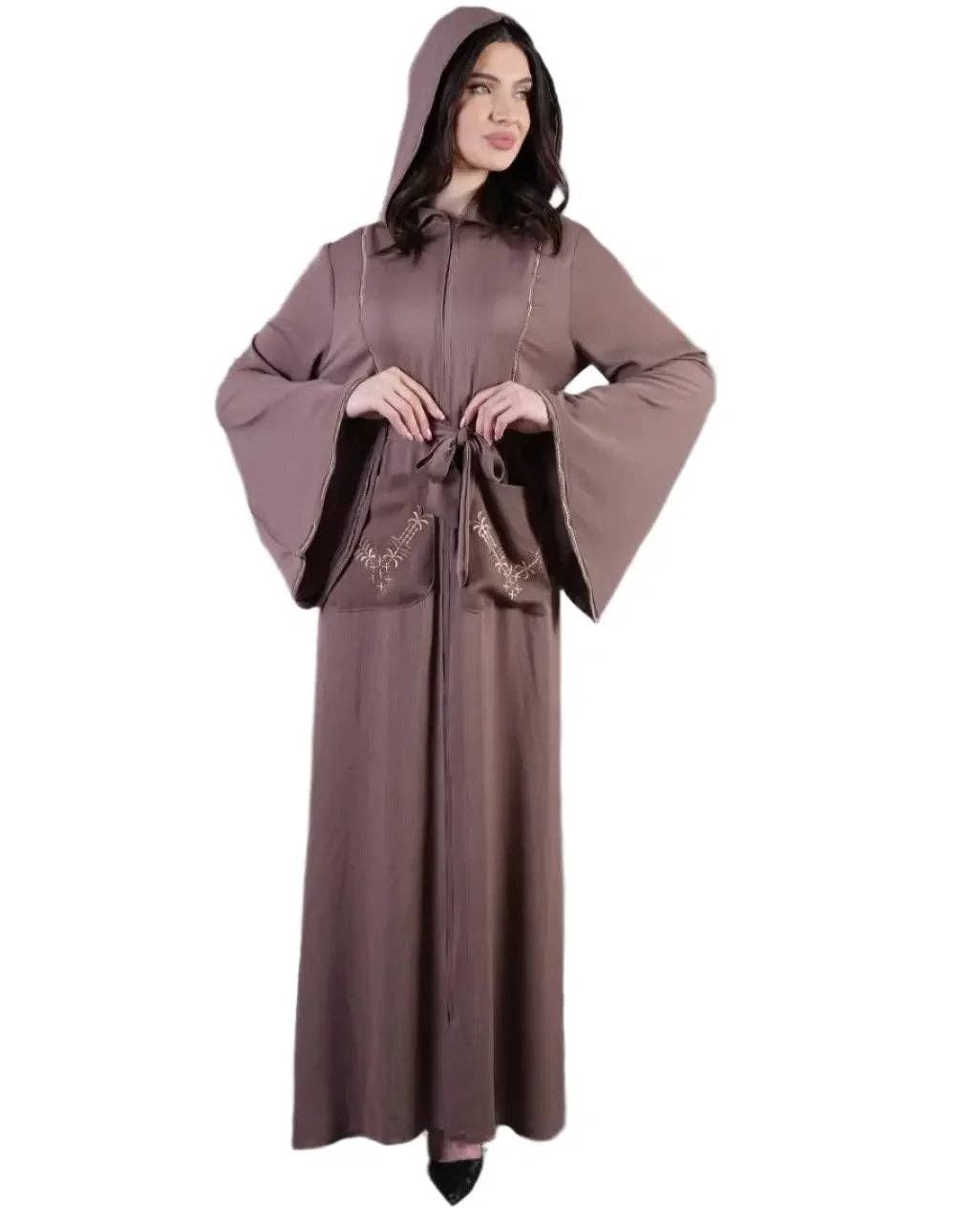 Palestinian Elegance - Vente Caftan – femme - Abaya de Poche Chic : L'Élégance Rencontre la Fonctionnalité3