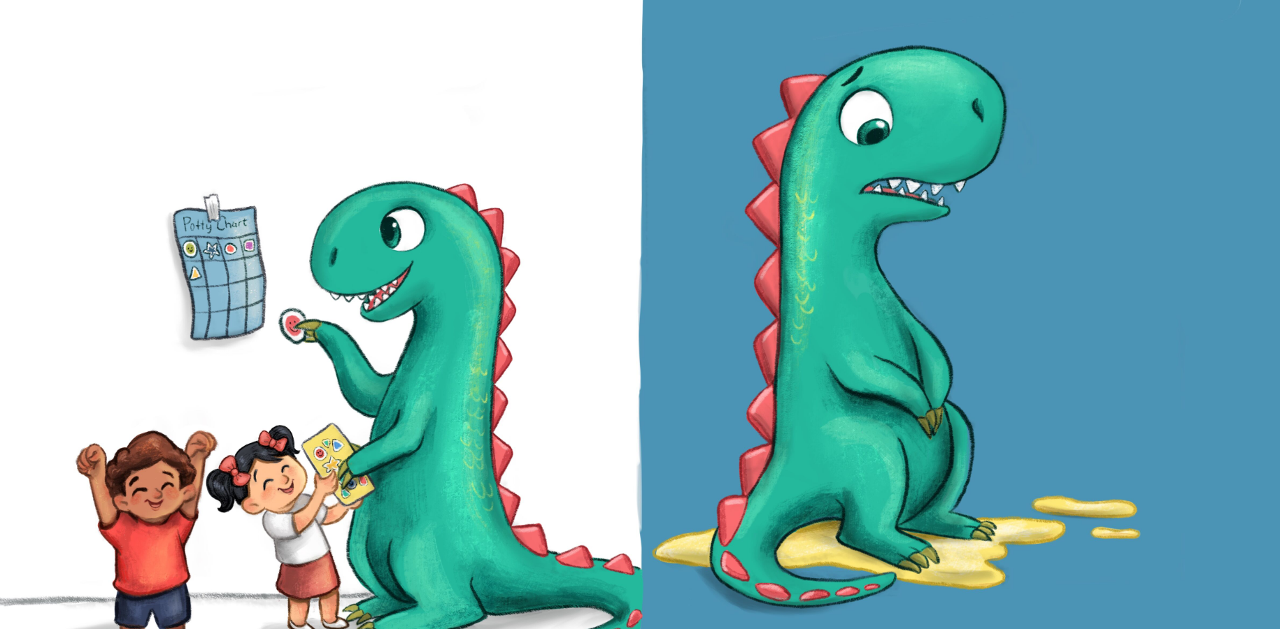 Familius, LLC - Wholesale Preschool Book (3-5) - How to Potty Train a Dinosaur2