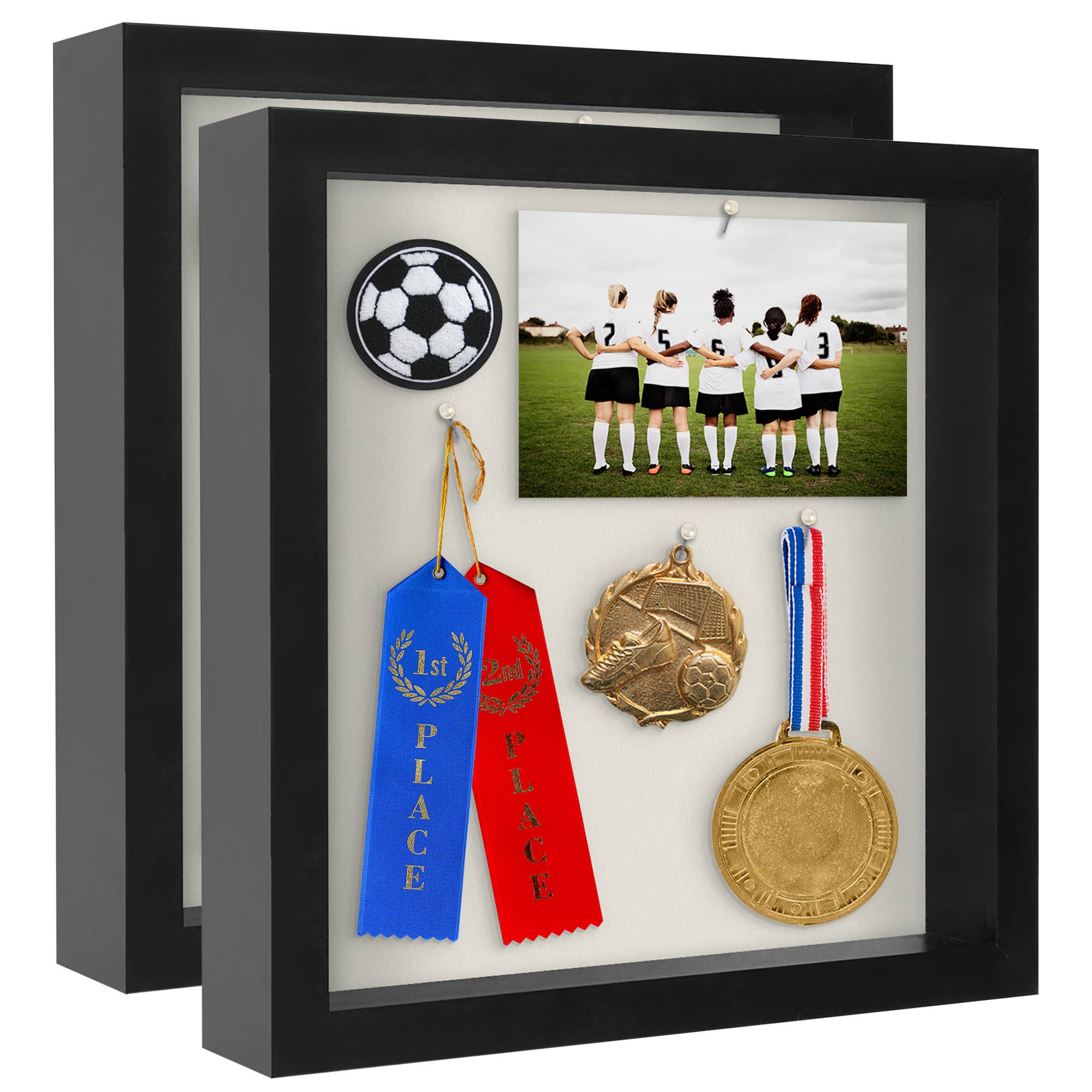 Americanflat Shadow Box Frame with Black Molding (2 Pack) for wholesale on Faire0