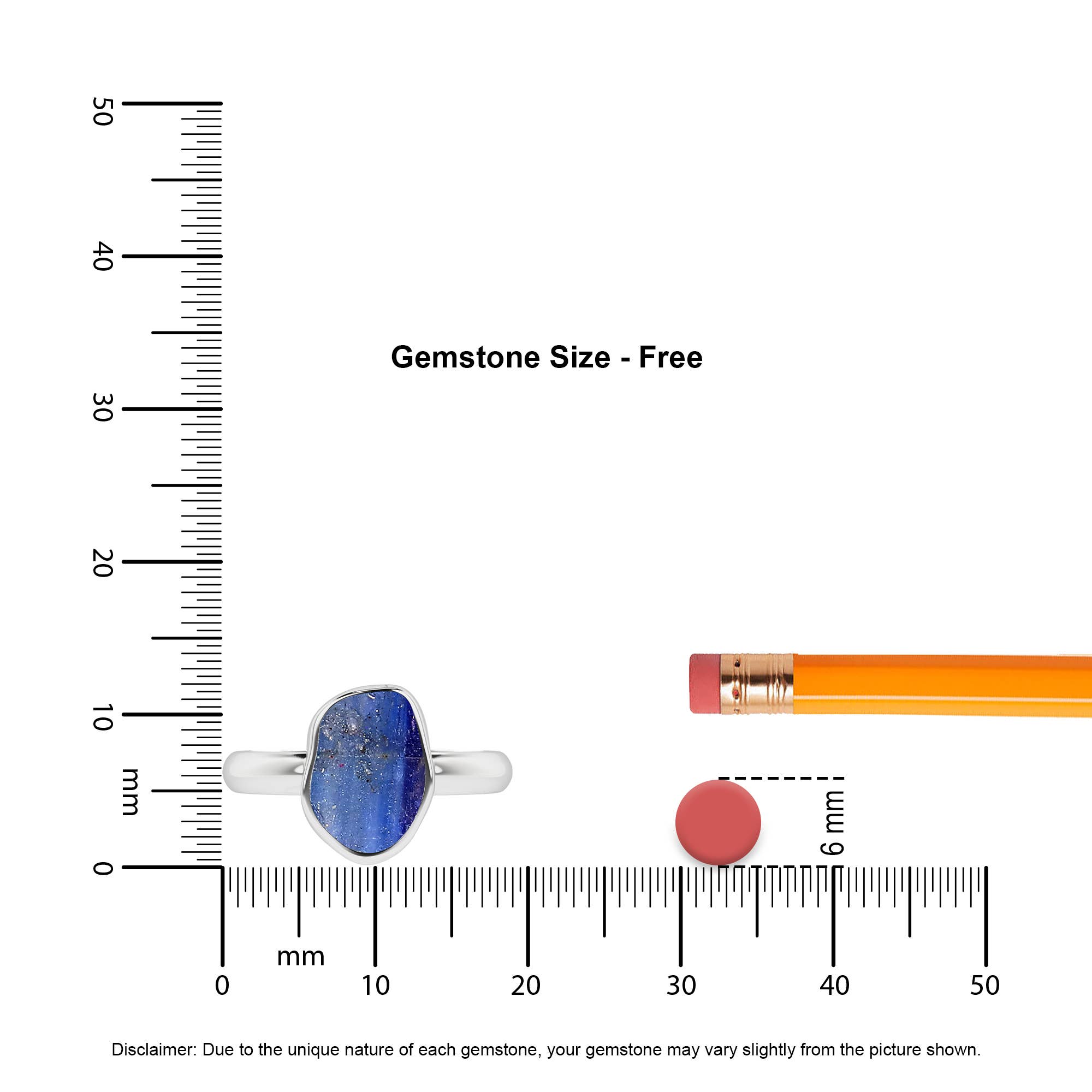 Nature Crafts - Wholesale Single Stone/Solitaire Ring - Natural Kyanite Rough Shape Rings For Women2