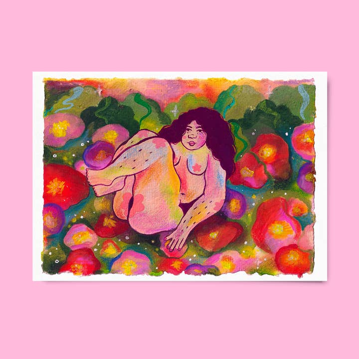 Peaceful Poppyfield-print voor wholesale door Meg Garrod Art