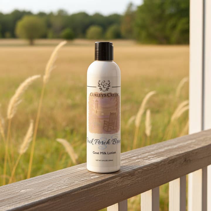 🍃 Back Porch Breeze | Goat Milk Lotion | Nourishing Handmade Body Lotion | Curley’s Creek for wholesale by Curley's Creek