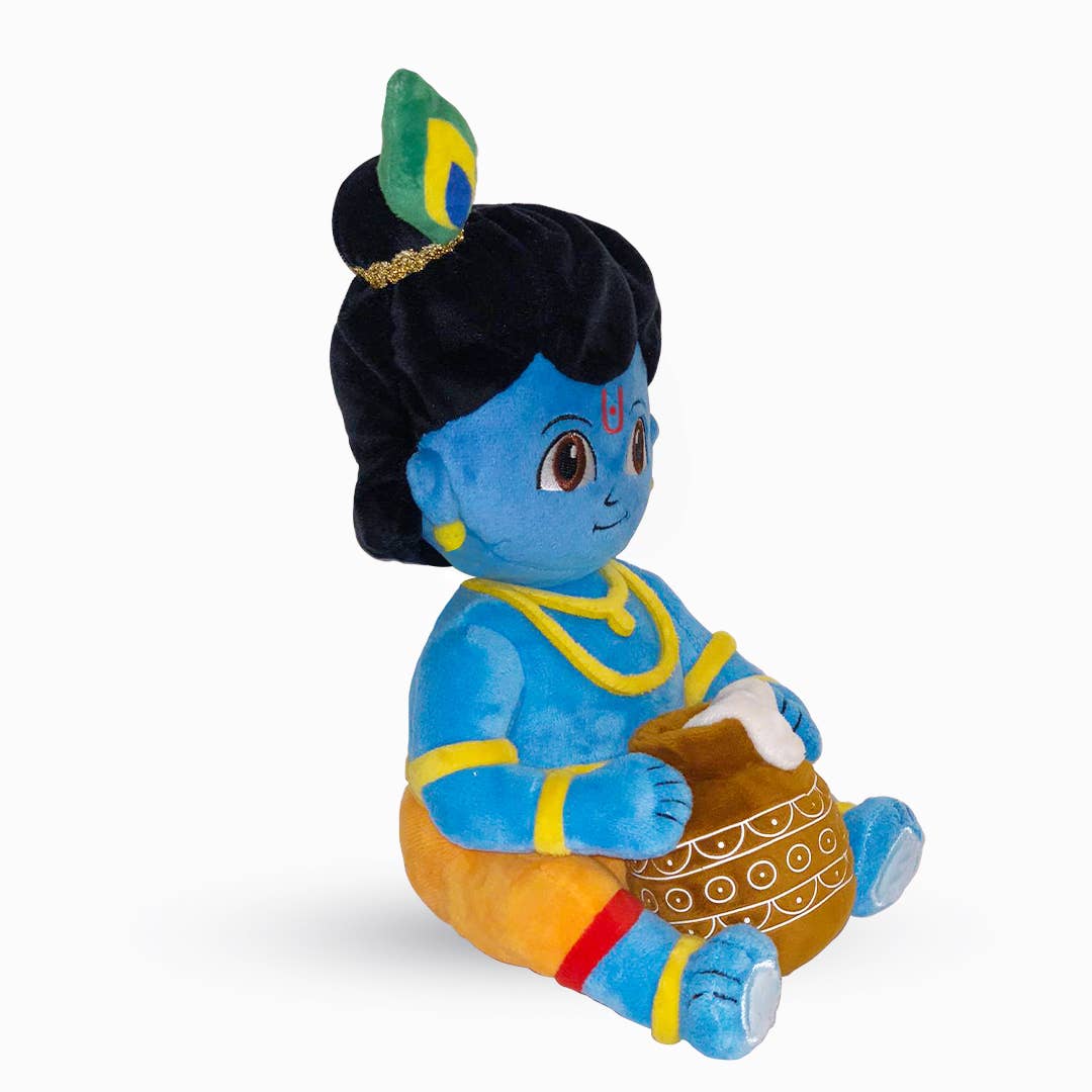Krishna My Friend Ltd – wholesale Stuffed/plush toy – Kids & baby – Non-Interactive Baby Krishna Plush Toy3