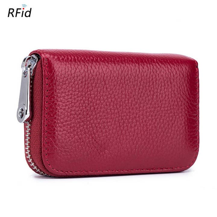 ACCITY - Wholesale Card Holder - Unisex - MULTI-FUNCTIONAL ANTI-THEFT BRUSH MAGNETIC CARD BAG_CWAB3879