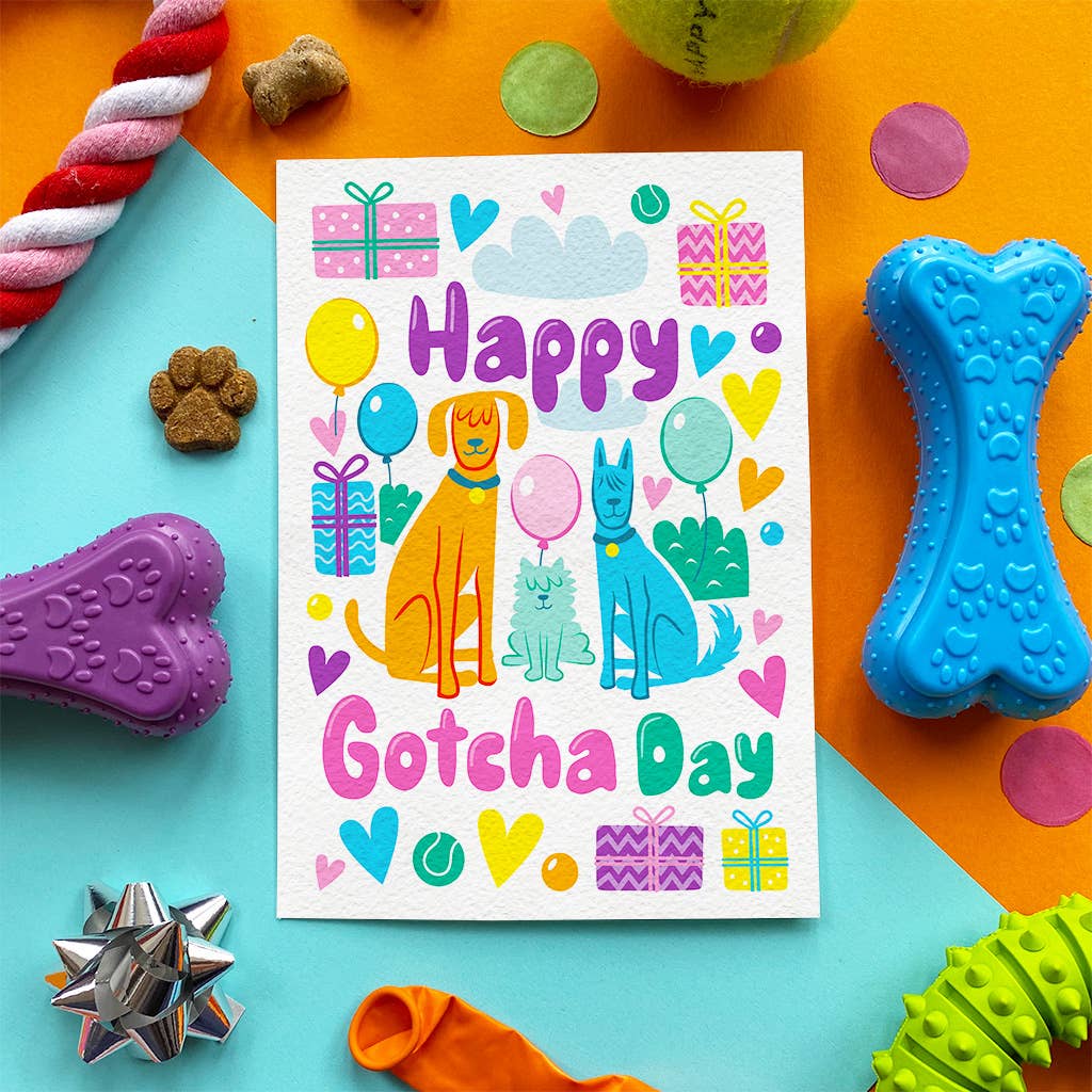 Scoff Paper - Wholesale Pet Treats - Dog - 🎈 Gotcha Day Balloons – Edible Dog Card2