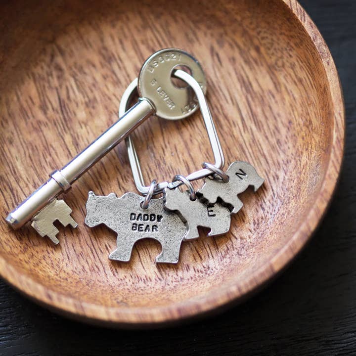 Kutuu – wholesale Keychain – Unisex – Bear Family Keyring4