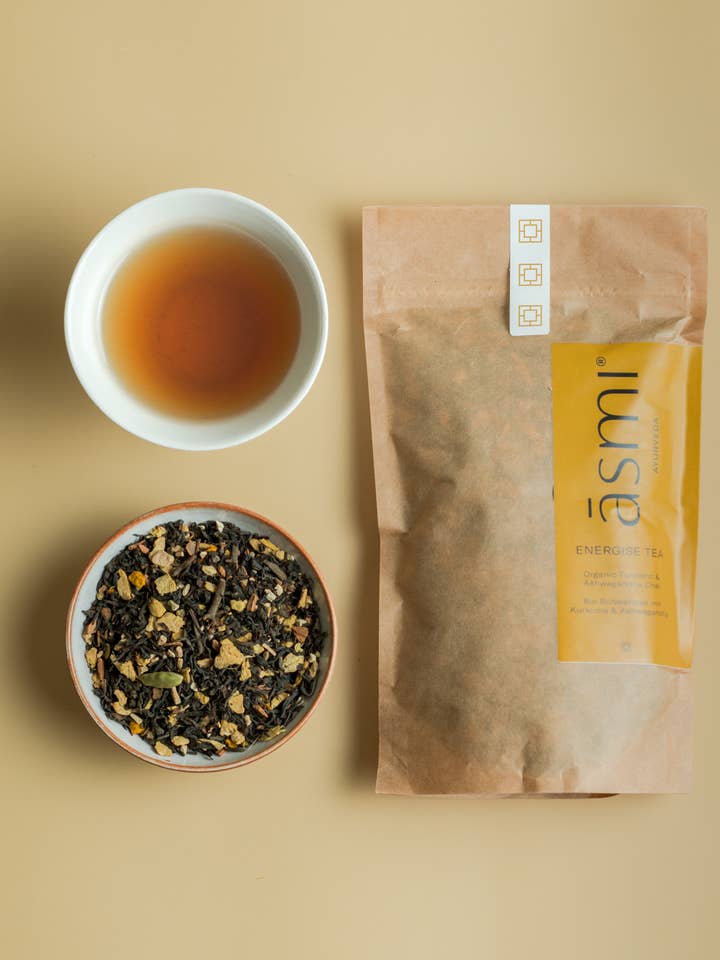 ENERGISE TEA REFILL 150g for wholesale by Asmi Ayurveda, a brand of Tritha GmbH