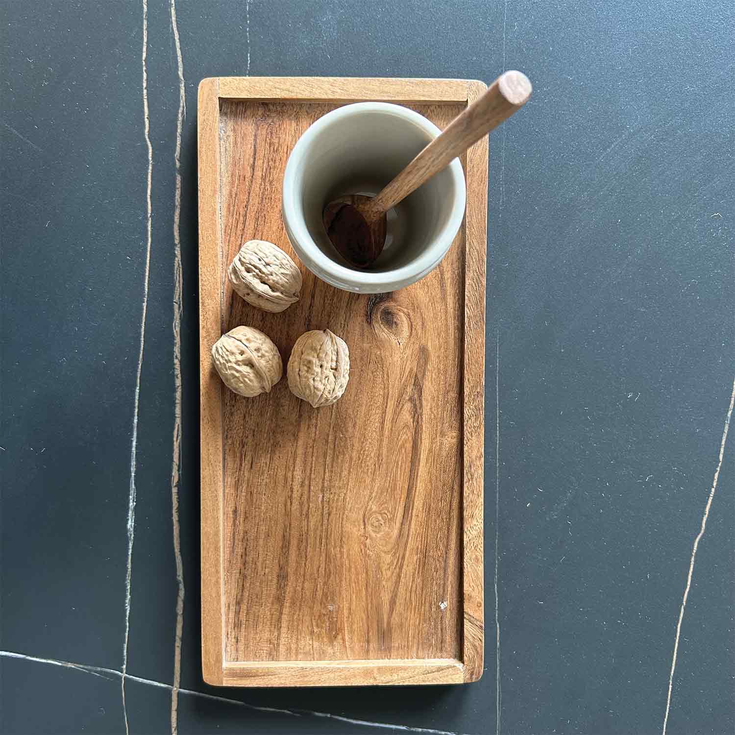 Natural Small wooden spoon L15 W6.5 H1.5cm for wholesale on Faire1