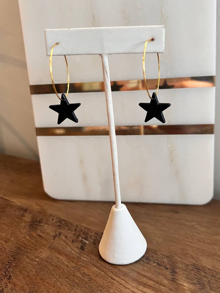 Star Hoops, Trendige Ohrringe, Cowgirl-Ohrringe für den Großhandel von Elby Designs