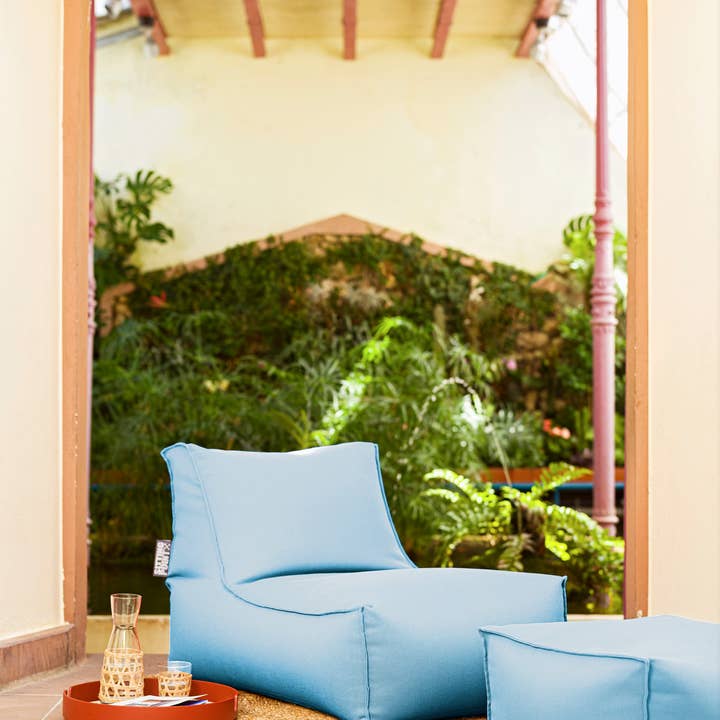 Gouchee Home - Wholesale Pouf - Gouchee Home Chamonix Outdoor/Indoor Ottoman Pouf11