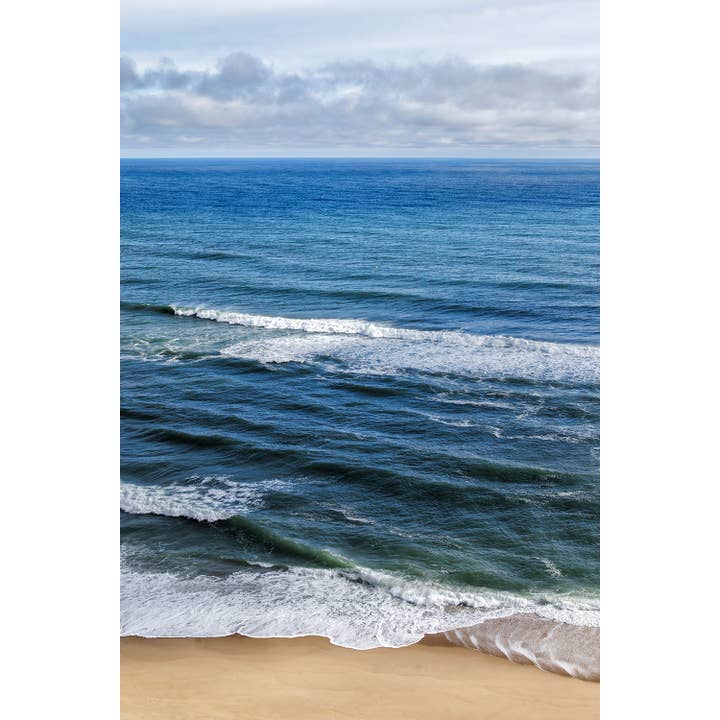 Blue Ocean Art: Truro Cape Cod Seascape Art Print for wholesale by Brooke T Ryan Photographic Art