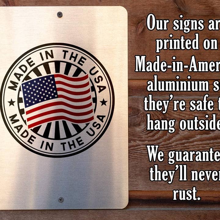 Lone Star Art - Wholesale Sign - Nude Beach Swimsuits Optional - Metal Sign