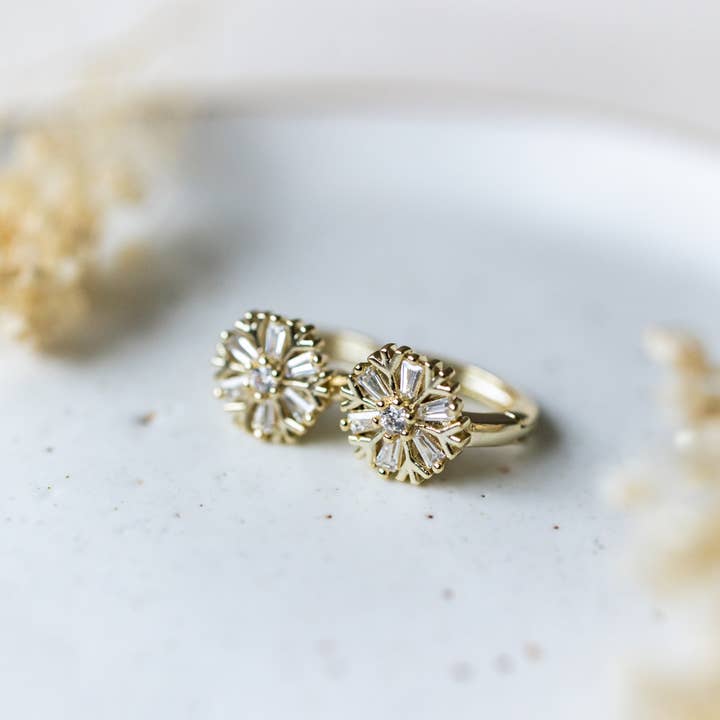 Frosted Hoops for wholesale by Glee Jewelry