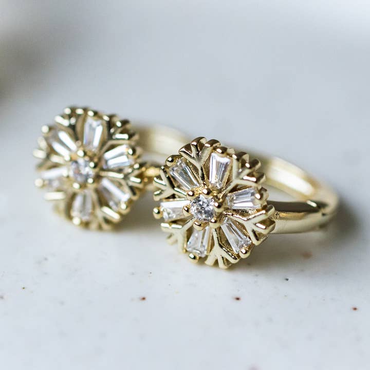 Frosted Hoops for wholesale by Glee Jewelry