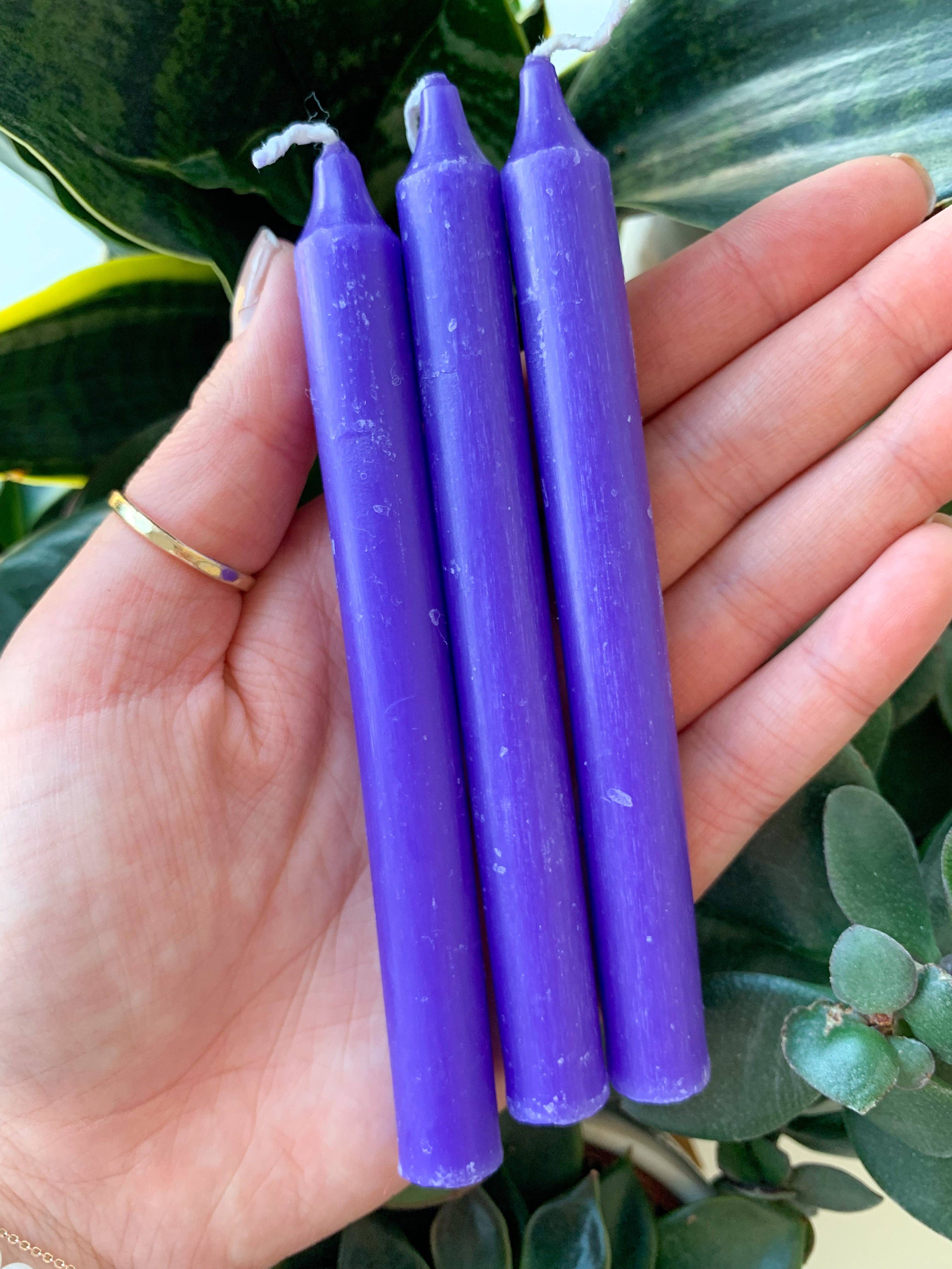 Crystal Vibes Inc. - Wholesale Tapered Candle/Candlestick - Mini Ritual Candle3