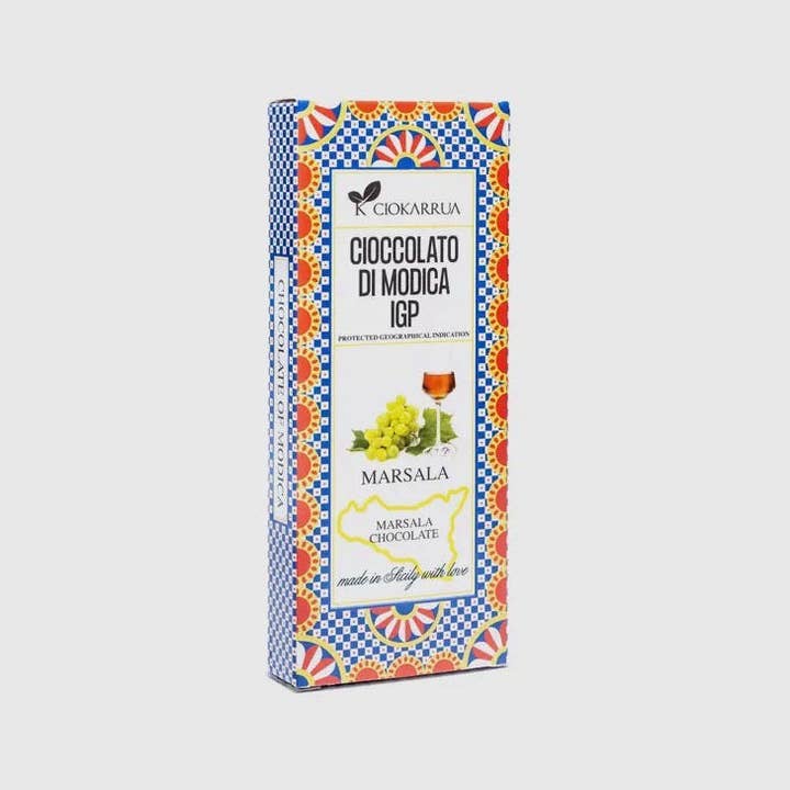 Ciccolato di Modica with Marsala Wine for wholesale by Oriana Lamarca Designs