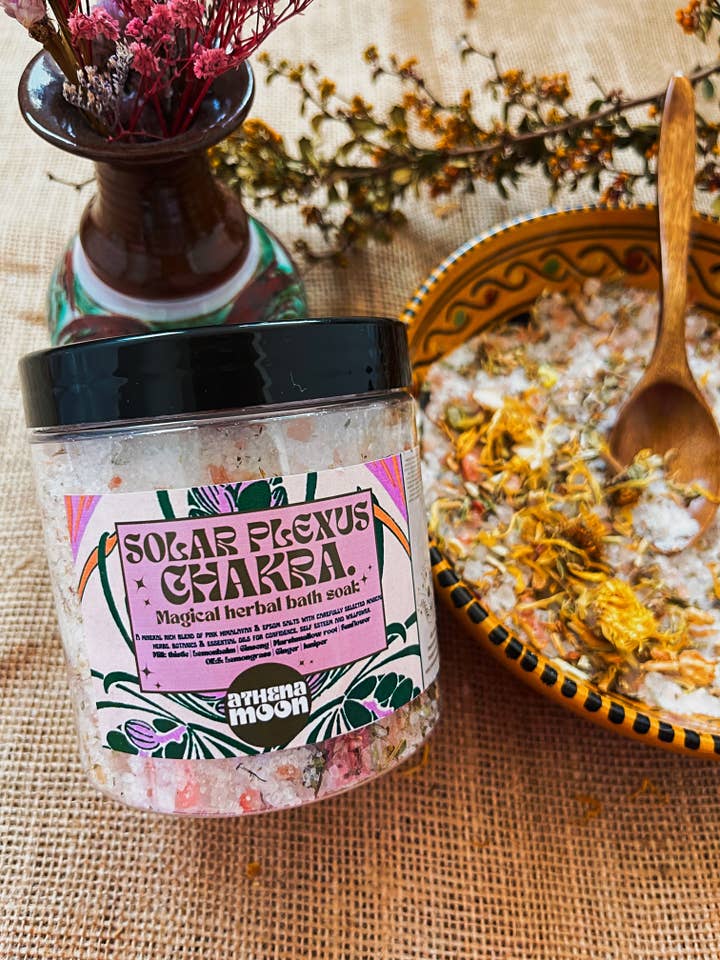 SOLAR PLEXUS CHAKRA Magisch kruidenbad voor wholesale door ATHENA MOON APOTHECARY