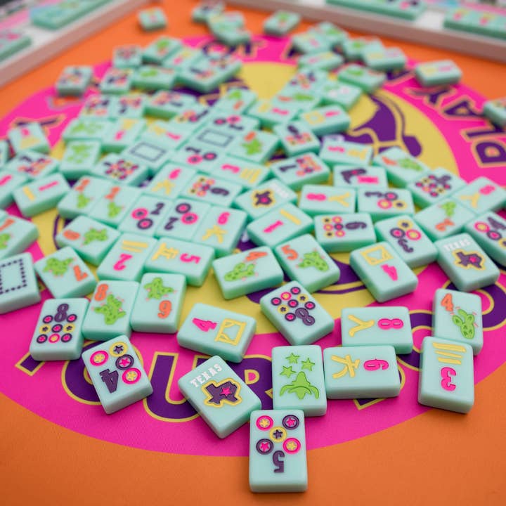 The Mahjong House – Engroshandel Brætspil – Turkis Texas fliser