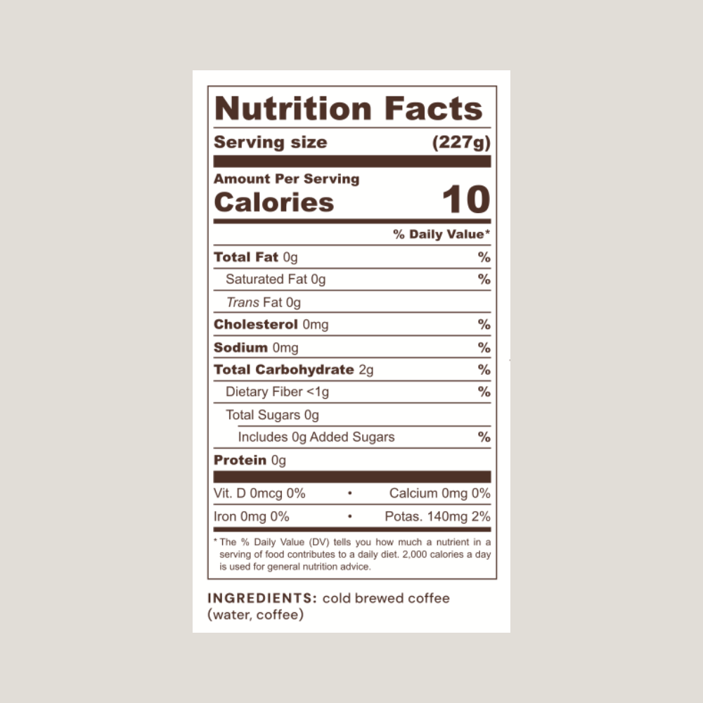 Sonreír Coffee Company - Wholesale Iced Coffee/Cold Brew - RTD Cold Brew, Single Origin Mexico 8oz, 12 pack
2