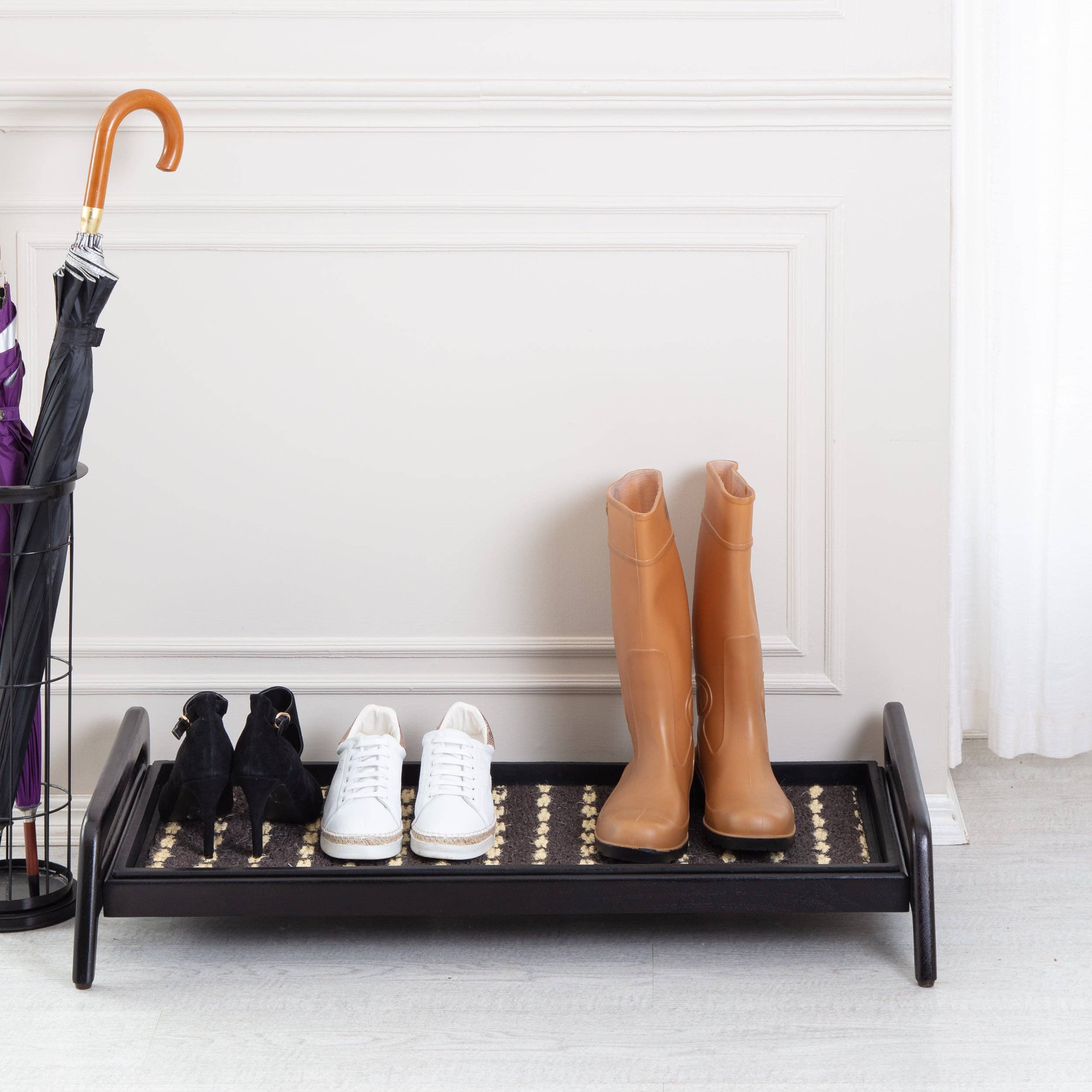 Anji Mountain - Wholesale Shoe Rack - Wooden Boot Tray (Single Tier) - Stevie & Paul (008)6