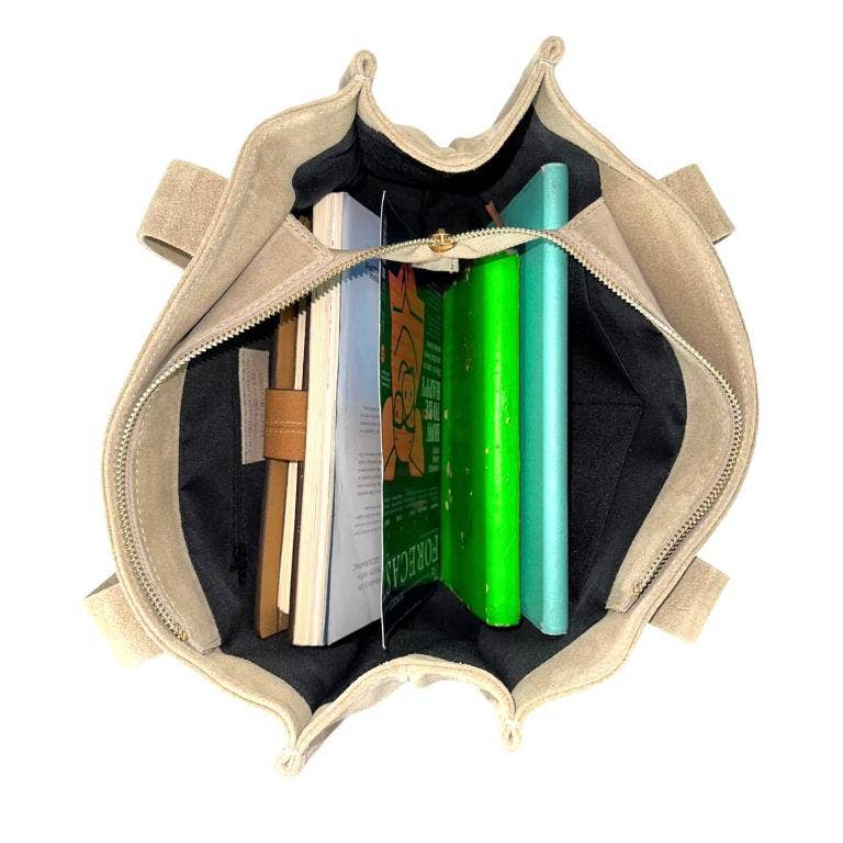 Chenson & Gorett - Wholesale Tote Bag - Women's - Suede Leather Shopper Bag for Women. B2B Fashion Promo4