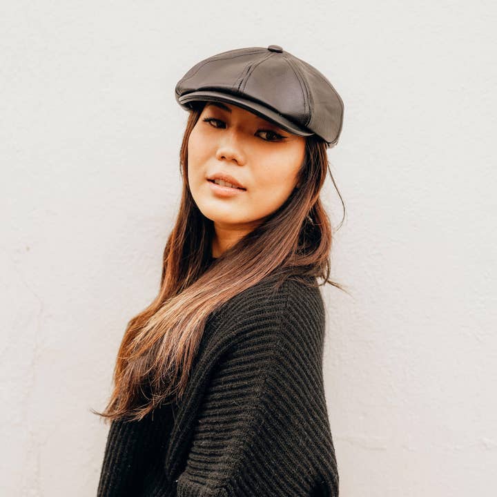 Wholesale Bourbon St Womens Leather Cap for your store Faire Canada