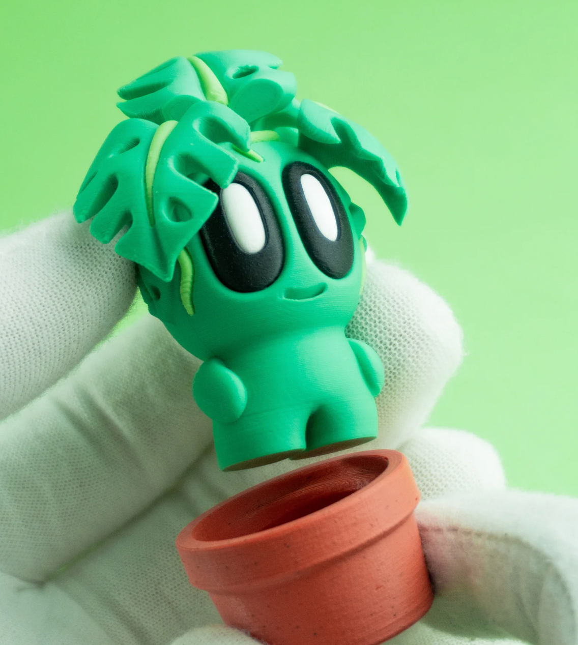 Great American Designs - Wholesale Decorative Figurine - Blob Plants, Mini Plant Collectible Art Toy with Pot, 3D 11