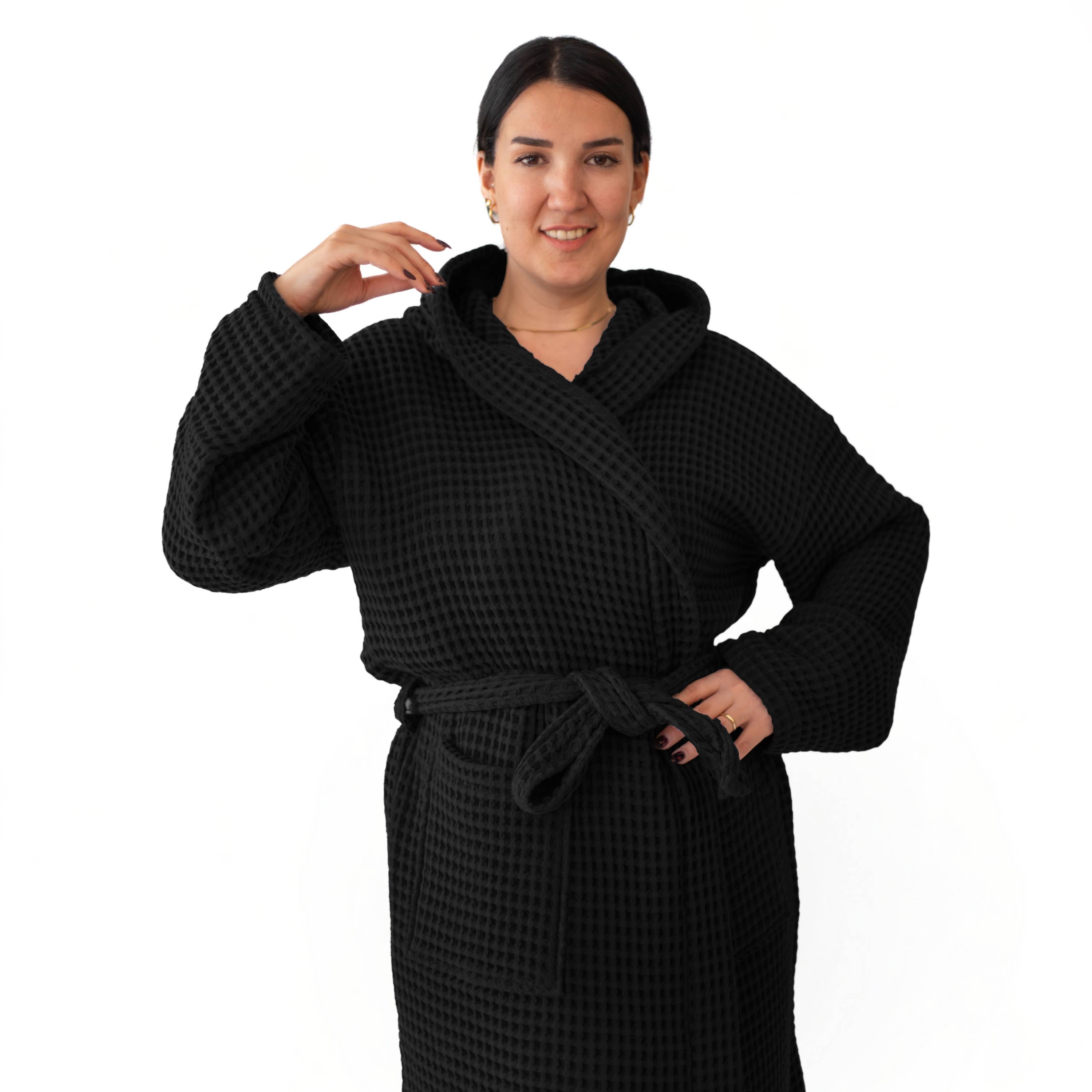 Vivamaison – Engroshandel Morgenkåbe - Unisex – Premium Vaflet Bomuld Badekåbe, Unisex Spa Komfort115