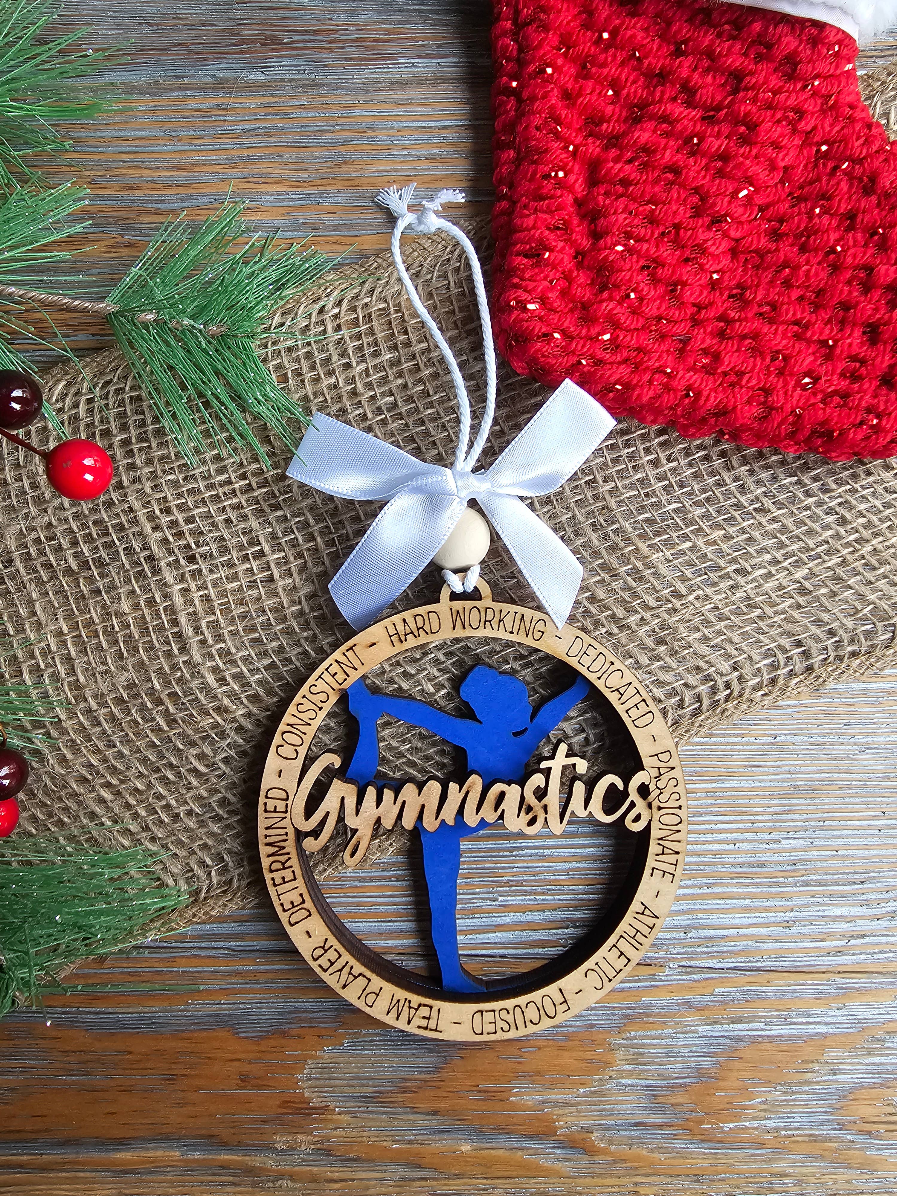 LB Personalized Design - Wholesale Ornament - Gymnastics Ornament