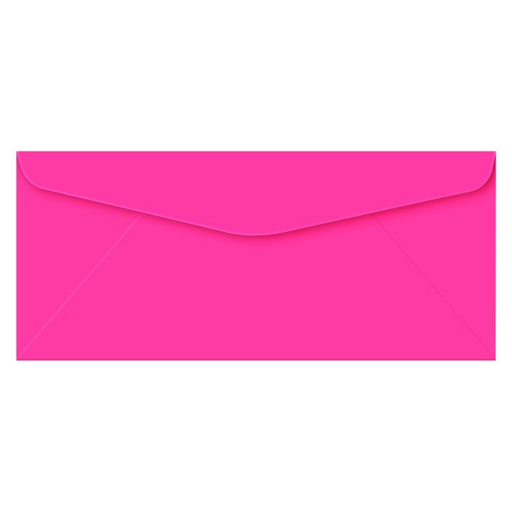 Fine Cardstock - Vente Enveloppe - Enveloppes professionnelles aux couleurs vives #10, 4 1/8 x 9 1/2, paquet de 50012