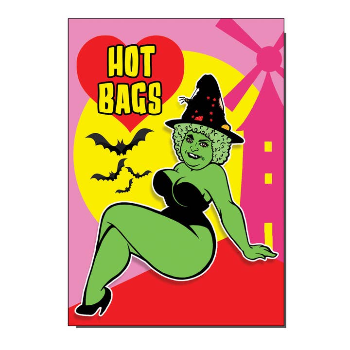 Bite Your Granny - Vente Carte de vœux classique - Carte de vœux inspirée de Hot Bags Grotbags