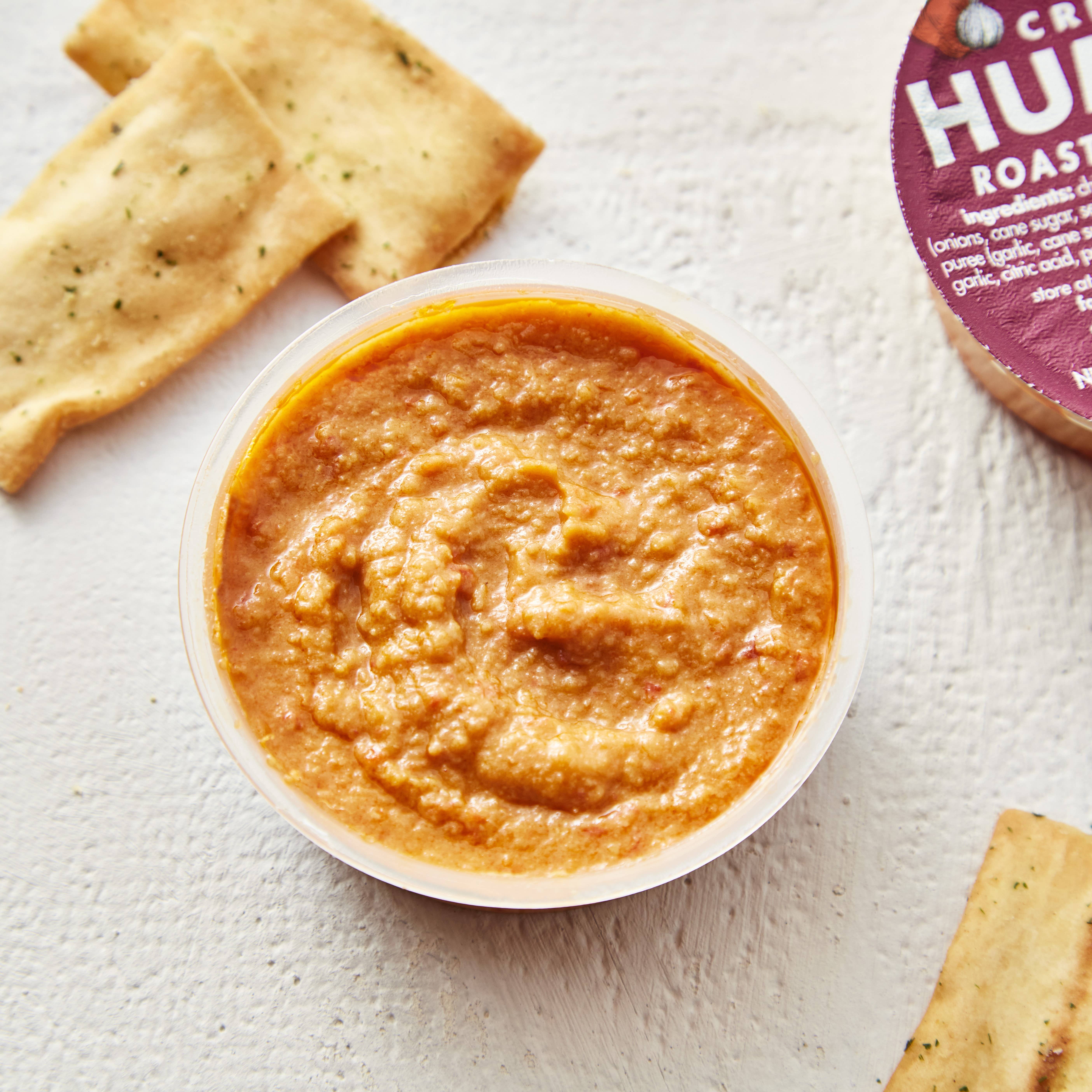 Veggicopia - Wholesale Dip - Veggicopia Red Pepper Hummus - Single Serve2