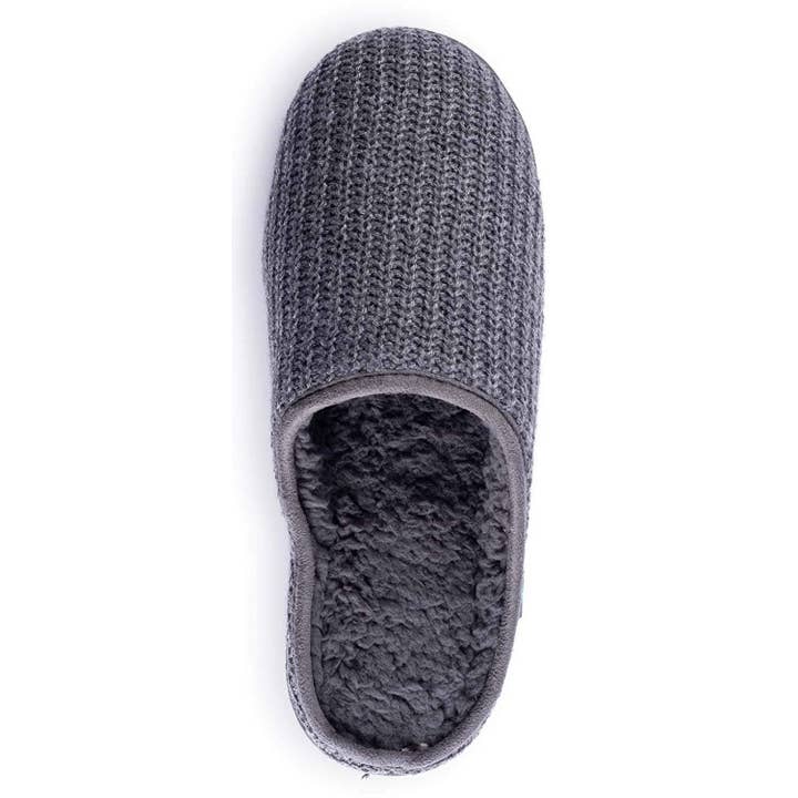 Roxoni - Wholesale Slippers - Men's - Men’s Wool Slip-On Comfortable Knit House Slipper