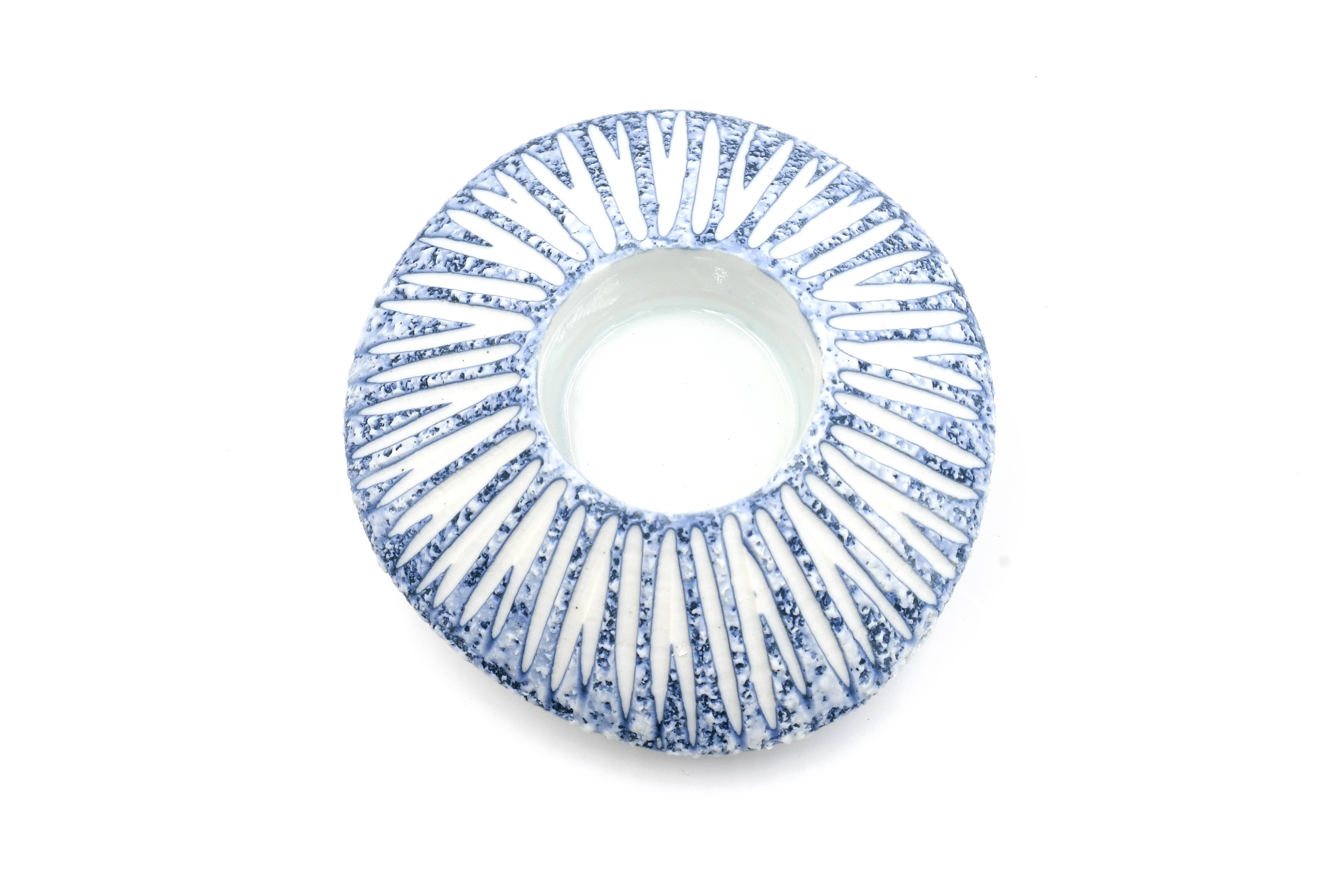 Art Floral Trading LLC - Wholesale Candle Holder - C500W16BLUE SEA SHELL TEA LIGHT CANDLE HOLDER - W16BLUE2
