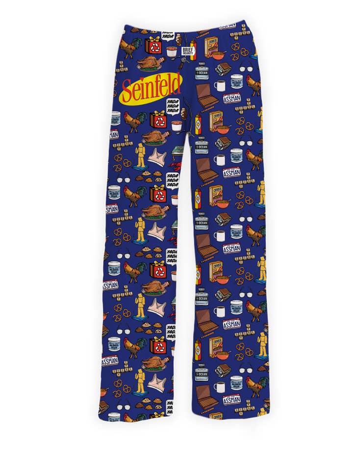 BRIEF INSANITY - Wholesale Sleepwear Bottom - Unisex - Seinfeld Icons Pajama Pants – Warner Bros. Discovery