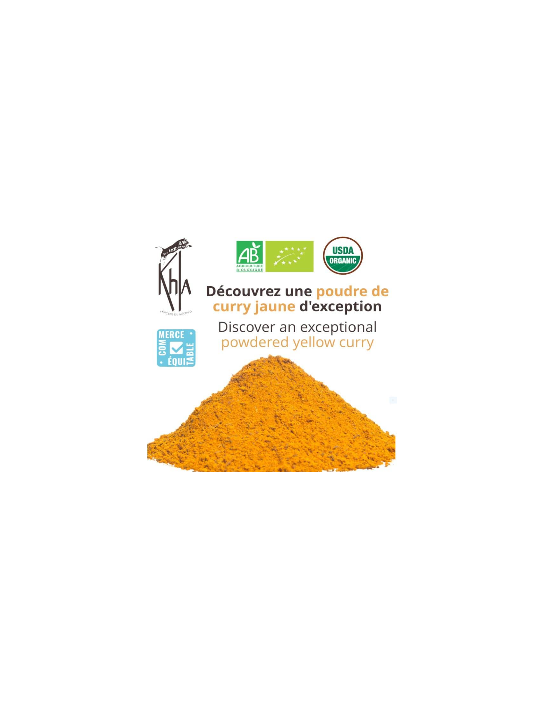 Khla - L'épicerie du Mékong - Wholesale Dried Spice - Yellow Curry - Organic - Powder - 1kg4