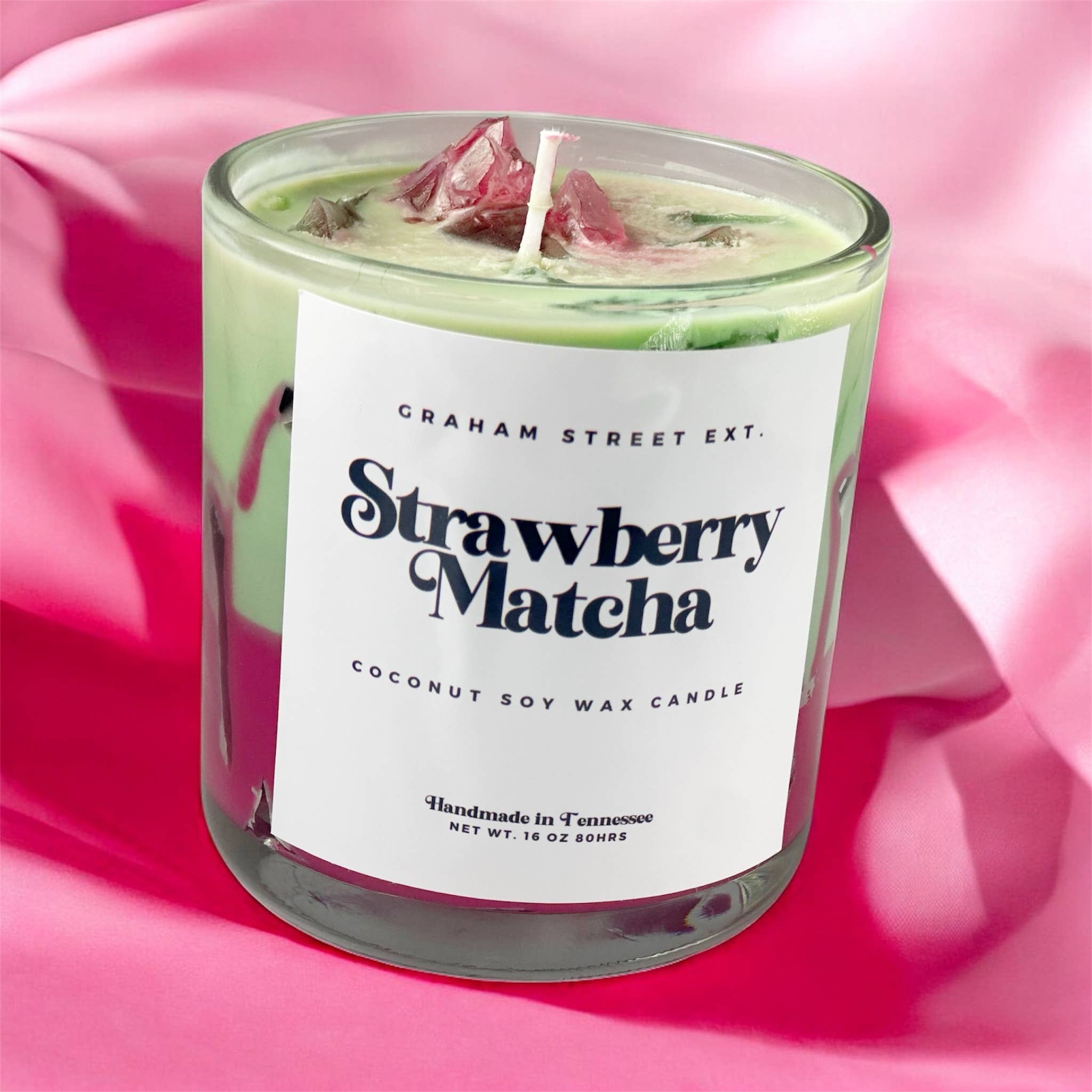 Graham Street Ext. - Vendita all'ingrosso Candela in vasetto - Matcha alla fragola ghiacciato