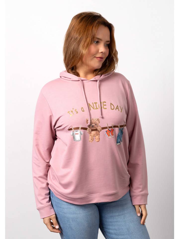 251048 - Sweat em malha lisa Coleção Primavera Verão Tamanhos Grandes por atacado de Teresa Cardoso Oliveira