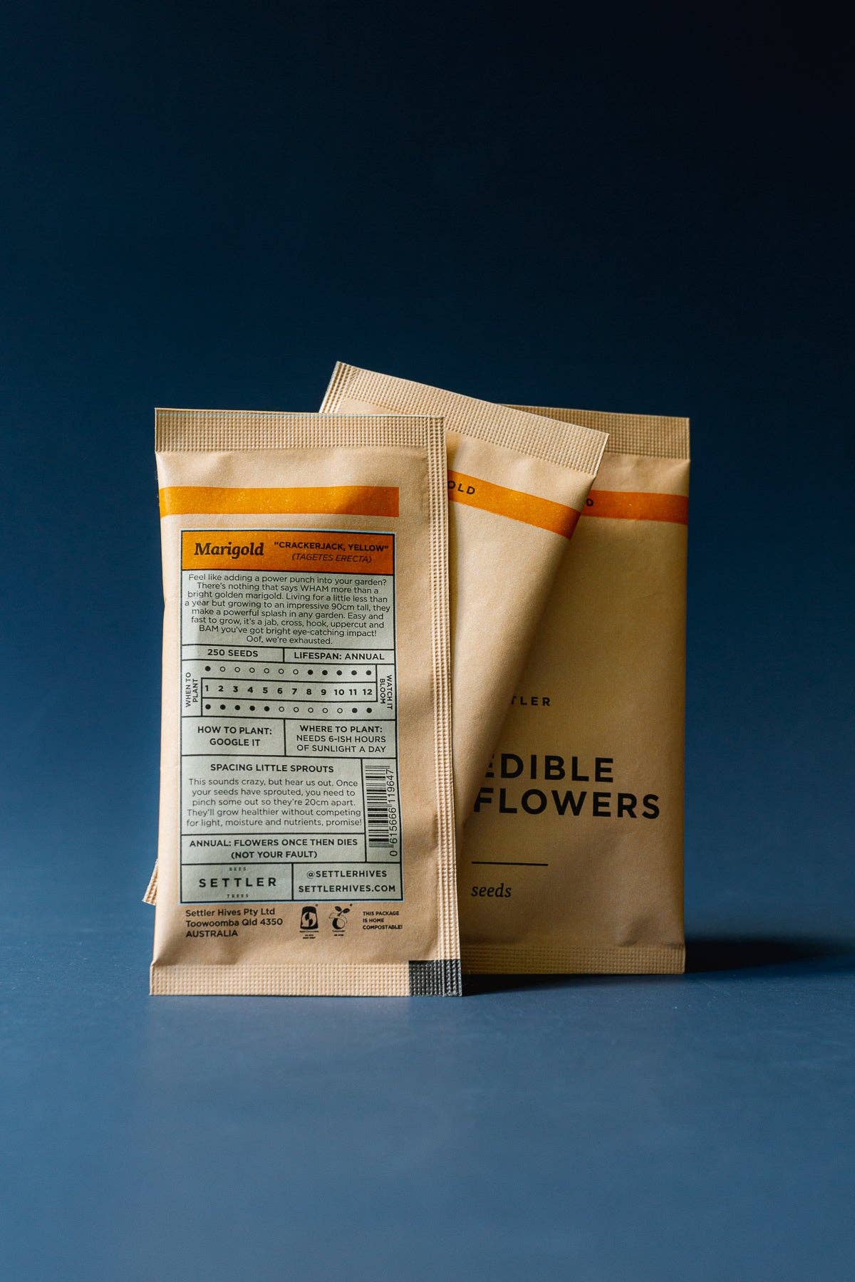 Settler Hives - Wholesale Plant seeds - Mix of Marigold, Sunflowers & Love in a Mist Seeds | 10 each8