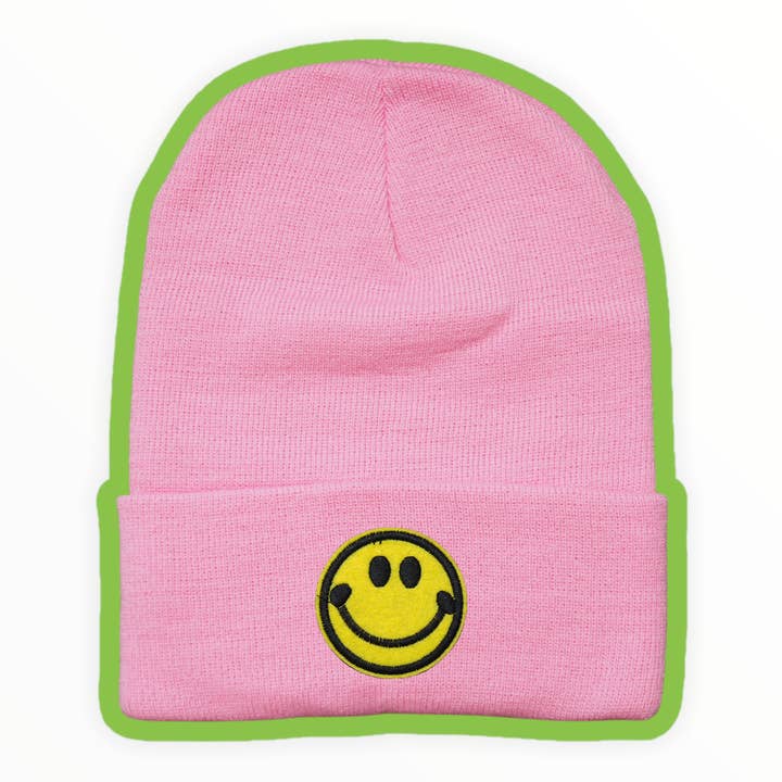 SOI STUDIO - Wholesale Beanie - Dames - Smiley Patch Beanie3