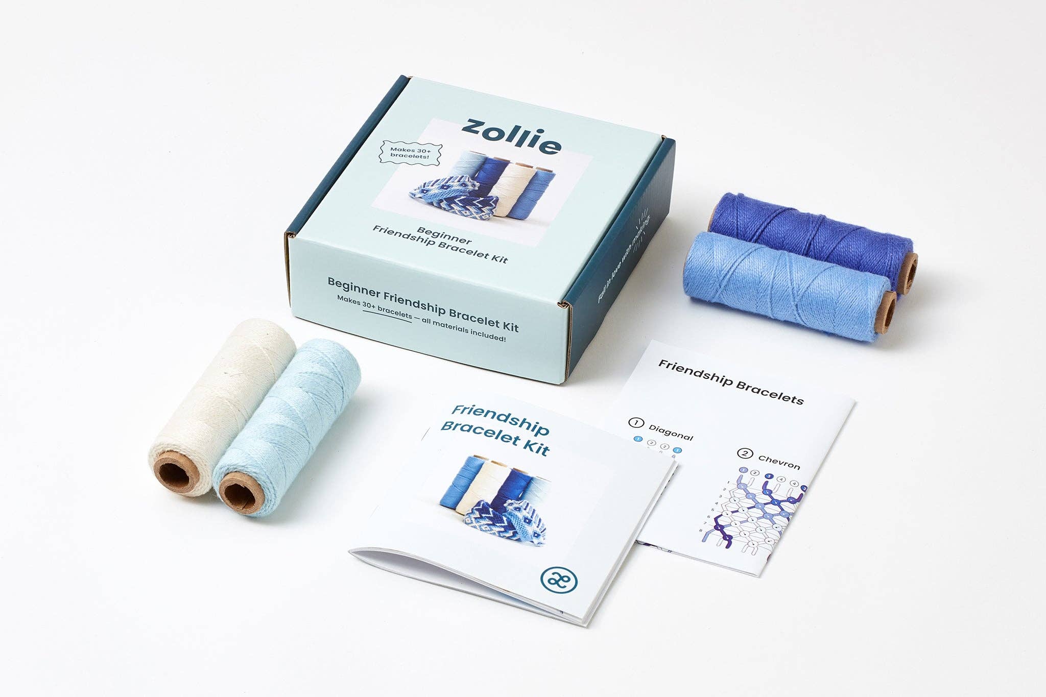 Zollie - Wholesale DIY Craft Kit - Beginner Friendship Bracelet Kit - Makes 30+ Bracelets5